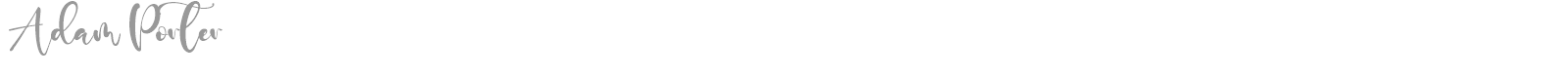 Adam Porter font preview